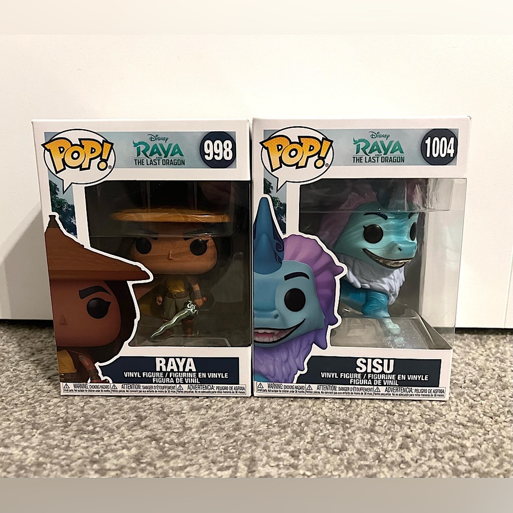 Funko Pop! Disney Raya and the Last Dragon - Raya #998 & Sisu #1004